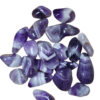 AMETHYST BANDED CRYSTAL TUMBLE STONE