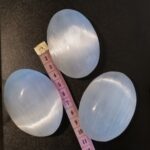 Selenite Palm Stone
