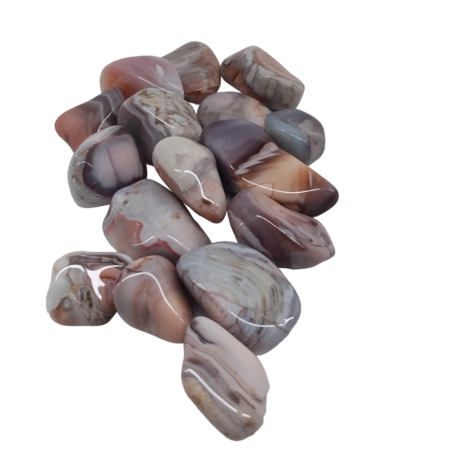 Pink Sripped Agate 10-20mm