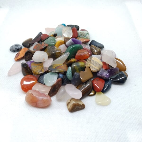 100 Assorted Crystals 10 - 20mm Tumbled