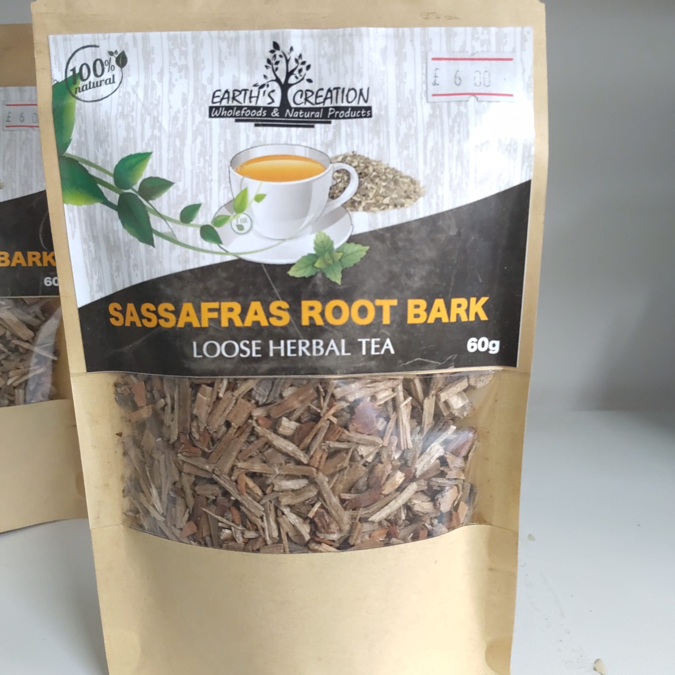 Sassafras Root Bark Loose Herbal Tea 60g